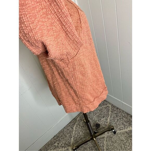 Turo by Vince Camuto Women's Size XL Blush Pink Heavy Weave Knit Cardigan Sweate - Picture 6 of 13